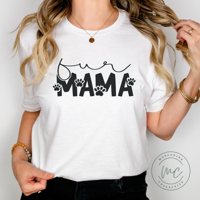 Fur Mama shirt,Shirt for Pet Parent,Gift for Dog Lover,Gift for Cat Lover,Dog Lovers Gift,Dog Mama Tshirt,Dog Mom Gift,Dog Mom Shirts image 4