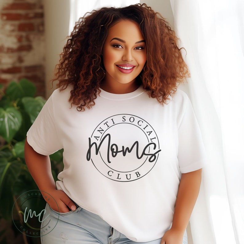 Anti Social Moms Club Shirt,Mom Life Shirt,Shirt For Mom,Gift For Mom,Mothers Day Gift For Mom,New Mom Gift,Birthday Gift For Mom,Snarky Mom image 10