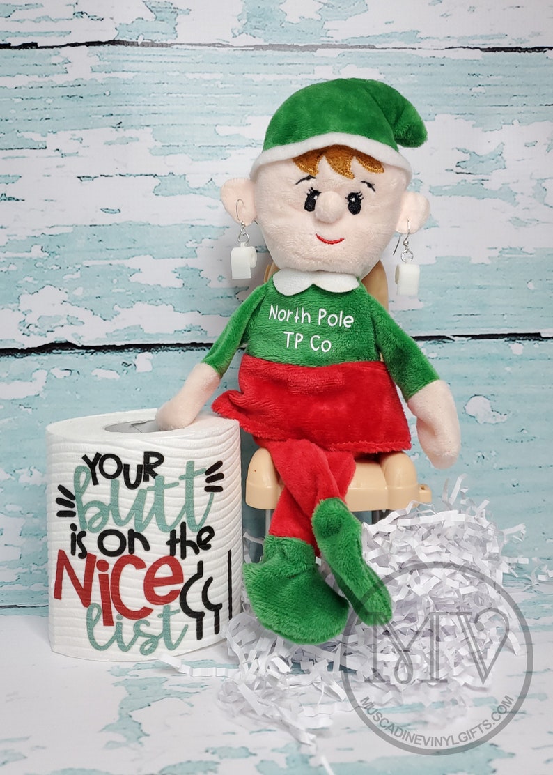Funny Christmas Toilet Paper Rolls Gag gift funny toilet | Etsy