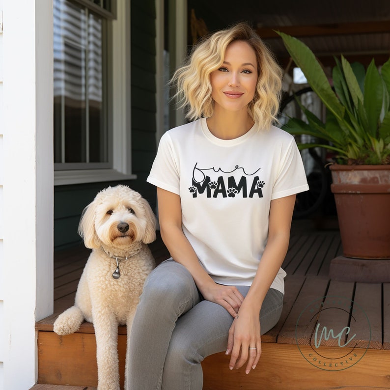 Fur Mama shirt,Shirt for Pet Parent,Gift for Dog Lover,Gift for Cat Lover,Dog Lovers Gift,Dog Mama Tshirt,Dog Mom Gift,Dog Mom Shirts image 2