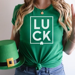 St Patrick&#39;s Day Shirt, LUCK Shirt, Irish Gifts For Women, Youth Shirt, Lucky Shamrock Tee, Youth St Patty&#39;s, Youth Tee, Toddler Clothes