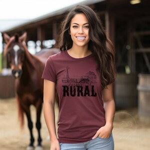 Keepin' It Rural, Farmer Shirt, Unisex Tee, Support Your Local Farmer, Farm Girl, Farm Fresh, Country Girl Shirt, Country Living image 8