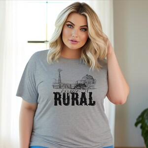 Keepin' It Rural, Farmer Shirt, Unisex Tee, Support Your Local Farmer, Farm Girl, Farm Fresh, Country Girl Shirt, Country Living image 10