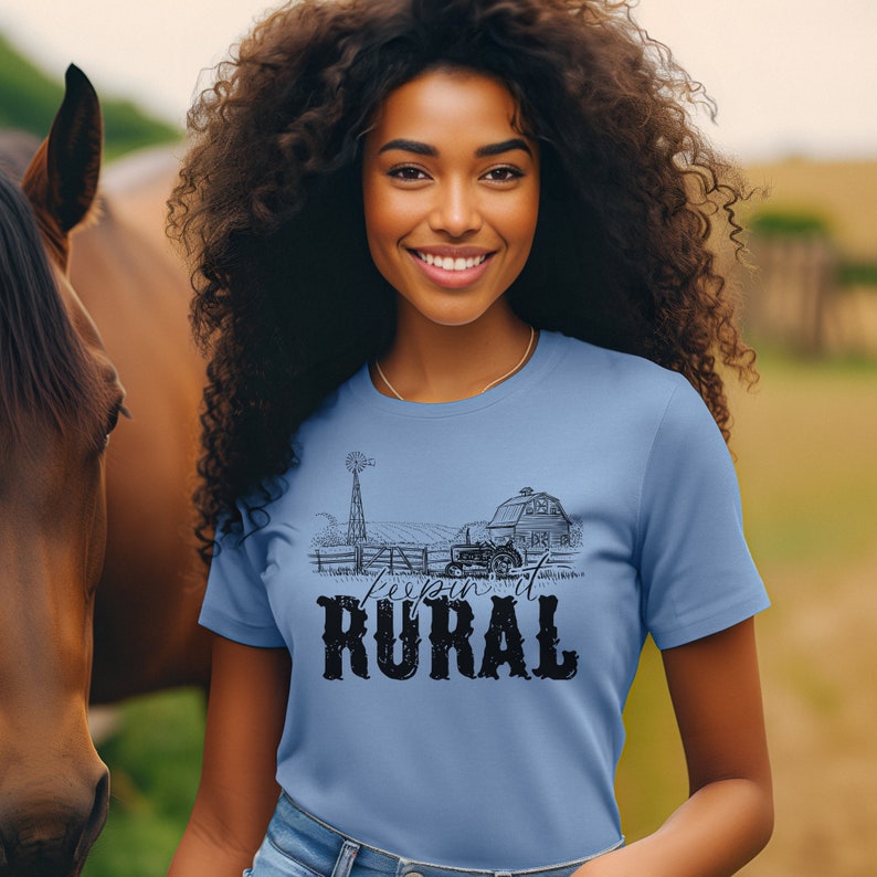 Keepin' It Rural, Farmer Shirt, Unisex Tee, Support Your Local Farmer, Farm Girl, Farm Fresh, Country Girl Shirt, Country Living image 9