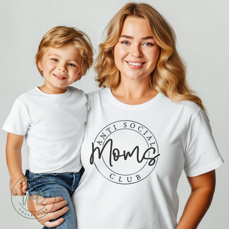 Anti Social Moms Club Shirt,Mom Life Shirt,Shirt For Mom,Gift For Mom,Mothers Day Gift For Mom,New Mom Gift,Birthday Gift For Mom,Snarky Mom image 8