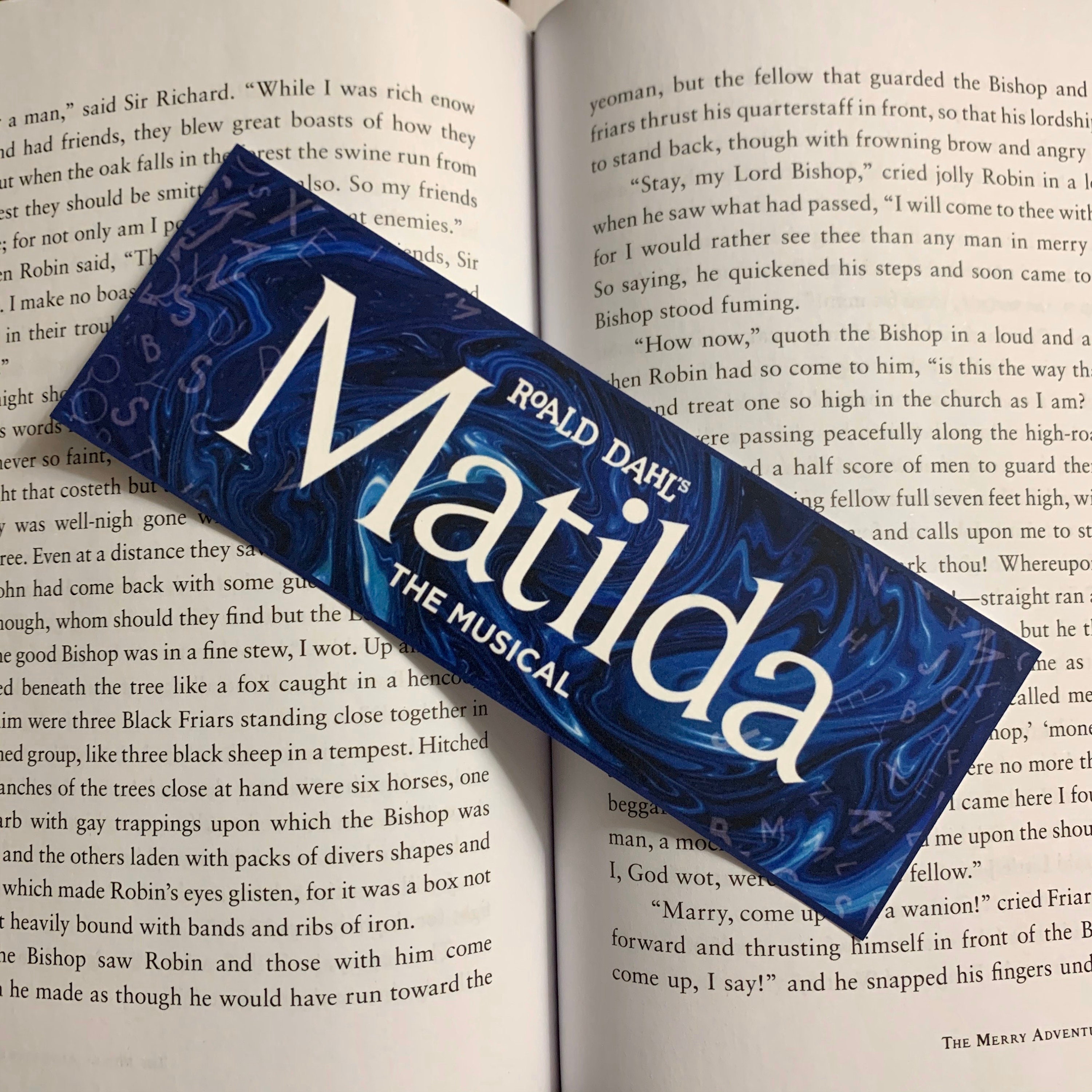 Matilda the Musical Matilda Bookmarks Etsy