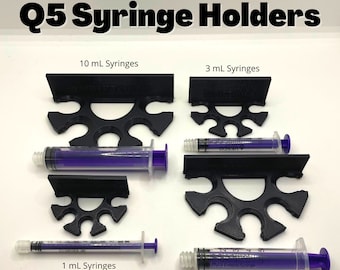 Q5 Syringe Holder | G-Tube Feeding Medication Organizer, PLA Material