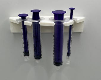 G-Tube Syringe Holder – Medication Organizer for 1mL-10mL Syringes, Tubie Caregiver Tool