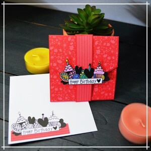 Carte anniversaire pour offrir une carte cadeau ou de l'argent