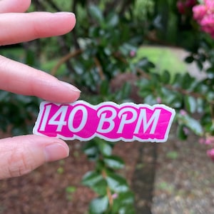 140 BPM, Dubstep Sticker, Deep Dubstep, EDM Sticker