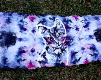 Custom PET PASHMINA - Tie Dye Pashmina, Rave Outfit, Rave Accessories, Rave Clothes