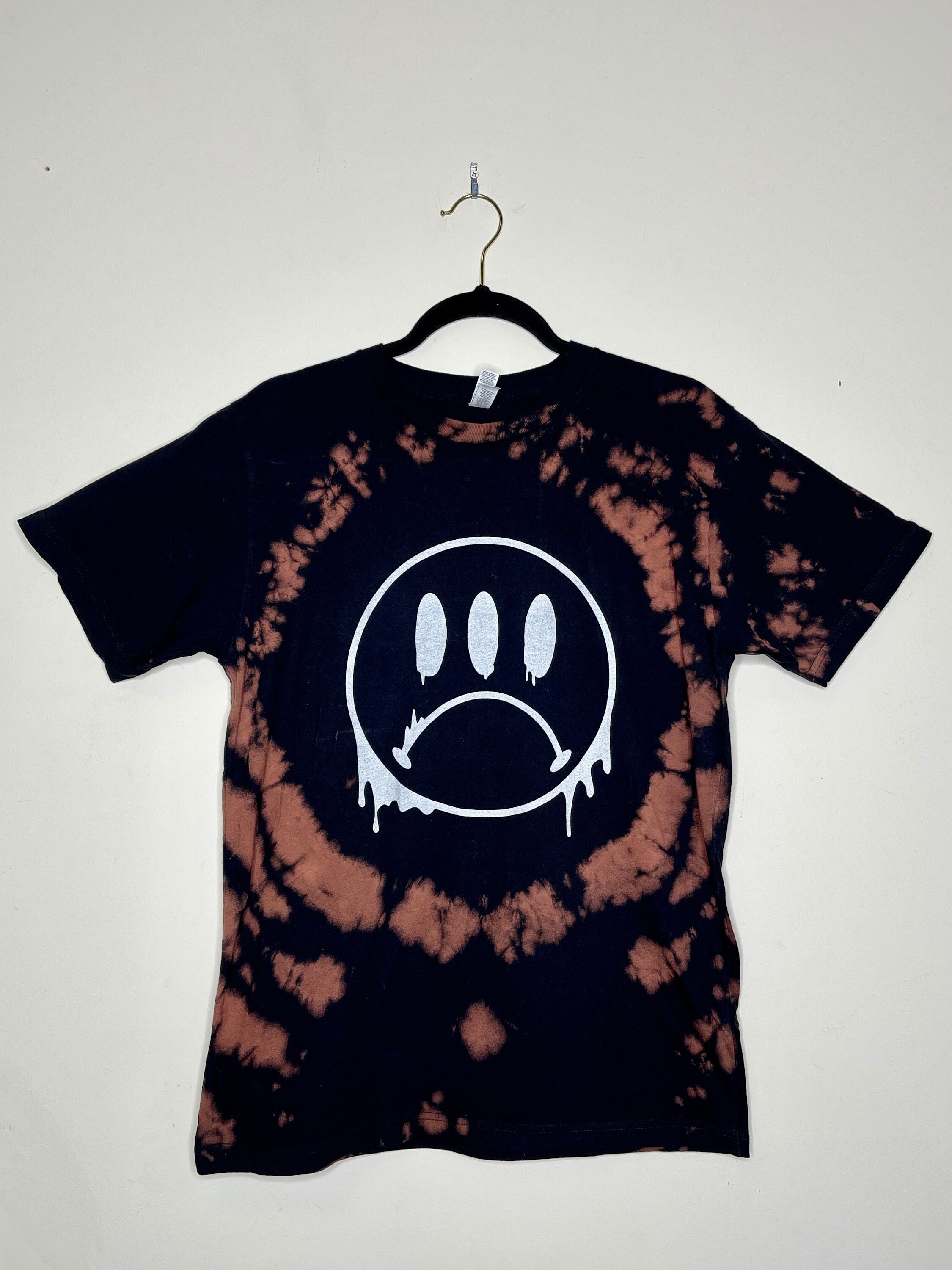 Bleach Shirt Tie Dye Met Bleek Tye Dye Met Bleek Black Brown