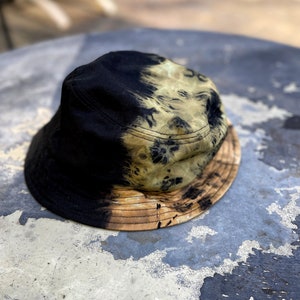 Bleached Bucket Hat Tie Dye Bucket Hat 