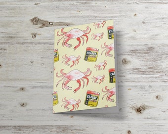 Crab Greeting Card: Maryland Stationery Notecard