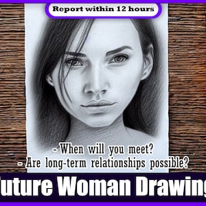 Vou desenhar sua futura mulher - leitura psíquica no mesmo dia. O artista psíquico desenhará sua futura esposa. Desenho de alma gêmea psíquica