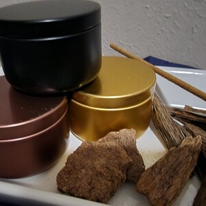 SMOKY Mini Perfume Inspired Candle Set Vegan Cologne Dupe Candle Oud Wood Blue Channel and Million Lucky Inspired Tea Light Candle Net 6oz