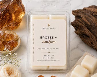 Erotes Cologne Wax Melts, Coconut Apricot Wax, Masculine Scent