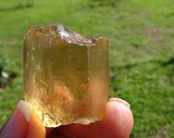 Grote natuurlijke ruwe citrien 55,2 gram, Dodoma Tanzania