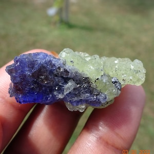 Matrix Tanzanite Prehnite 20.73 gram , Mirerani Hills Tanzania
