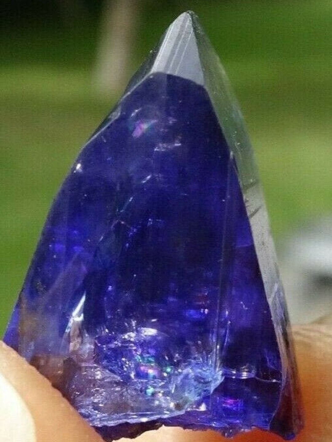 UNIQUE TANZANITE 4.14 Gram Crystal mererani Hills Tanzania Etsy