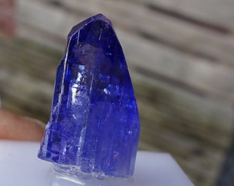 BERICHTJE STUREN Tweeling Tanzanite Kristal 4 gram, Mirerani Heuvels Tanzania