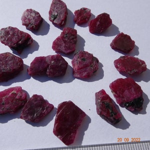 Lot Rough Ruby 25.7 gram , Longido Tanzania