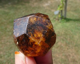 Grote ruwe spessartiet 58,2 gram kristal, Nani Loliondo Tanzania