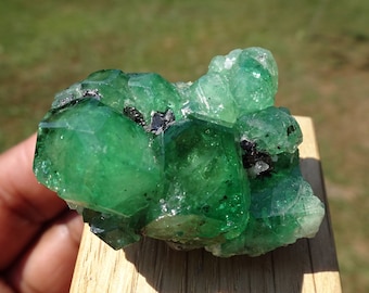 Matriz de cristal de tsavorita rara: Mererani Hills Tanzania (30,05 gramos)