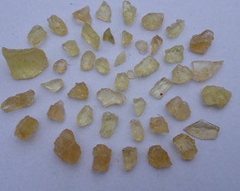 Lot Yellow Danburite 12.0 gram , Mlembule Morogoro Tanzania ( 44 pc's )