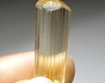 Yellow Scapolite 3.39 gram Crystal Marialite, Mlembule Mpwapwa Tanzania