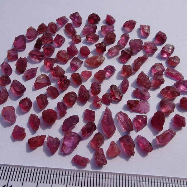 LOT RHODOLITE 20,13 grammes Grenat, Kangara Tanzanie