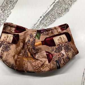 Reversible Microwave Bowl Pot Holder/Cozy - wine - 1 medium
