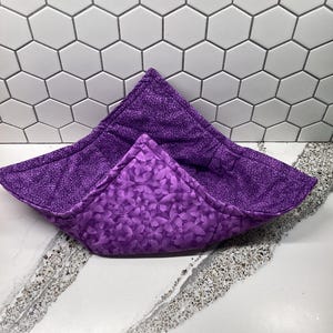 Reversible Microwave Bowl Pot Holder/Cozy - 1 large - Various Patterns