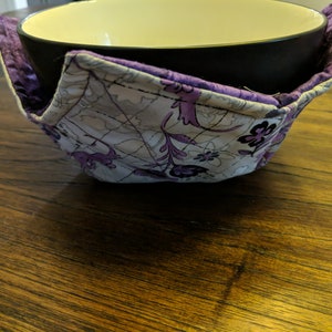 Reversible Microwave Bowl Pot Holder/Cozy - 1 medium