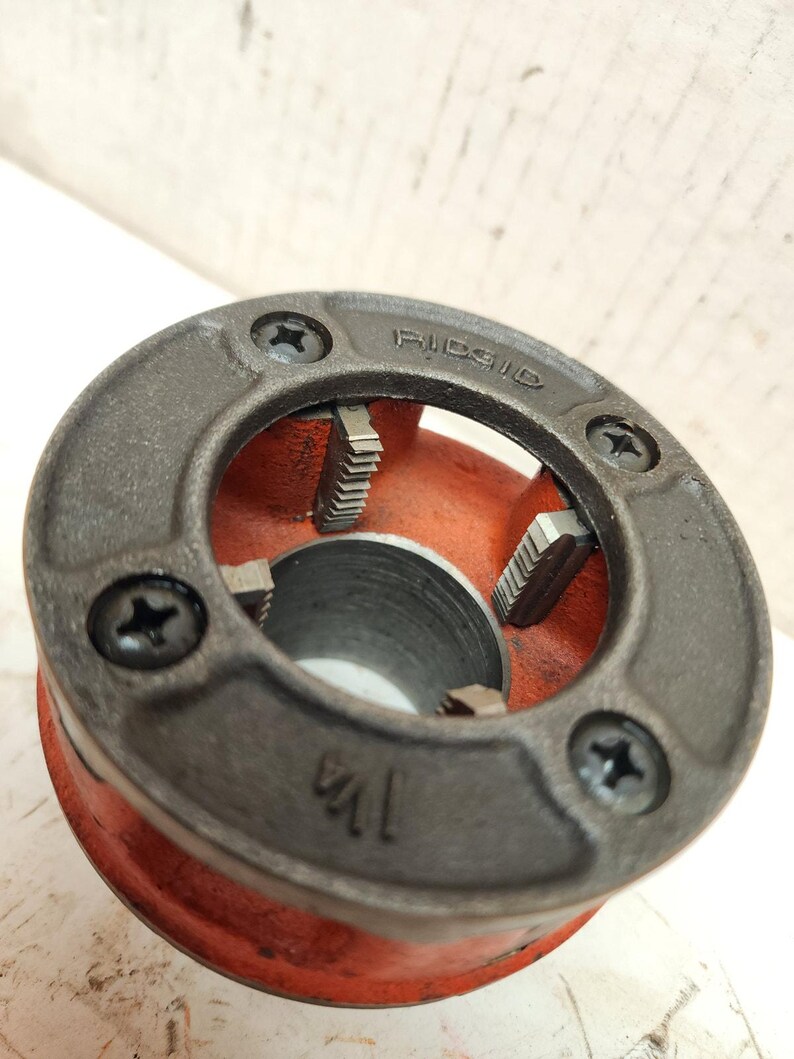 Ridgid 1-1/4 NPT Pipe Threader The Head Cutting Head Cutting Slip BSPT image 3