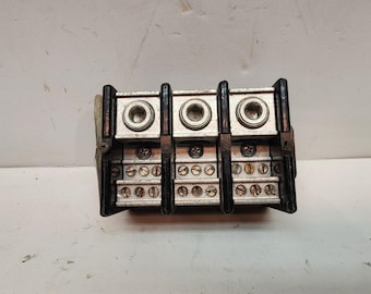Marathon 1423572 Panel Mount Barrier Terminal Block 3 Pole, 175 A Free Shipping
