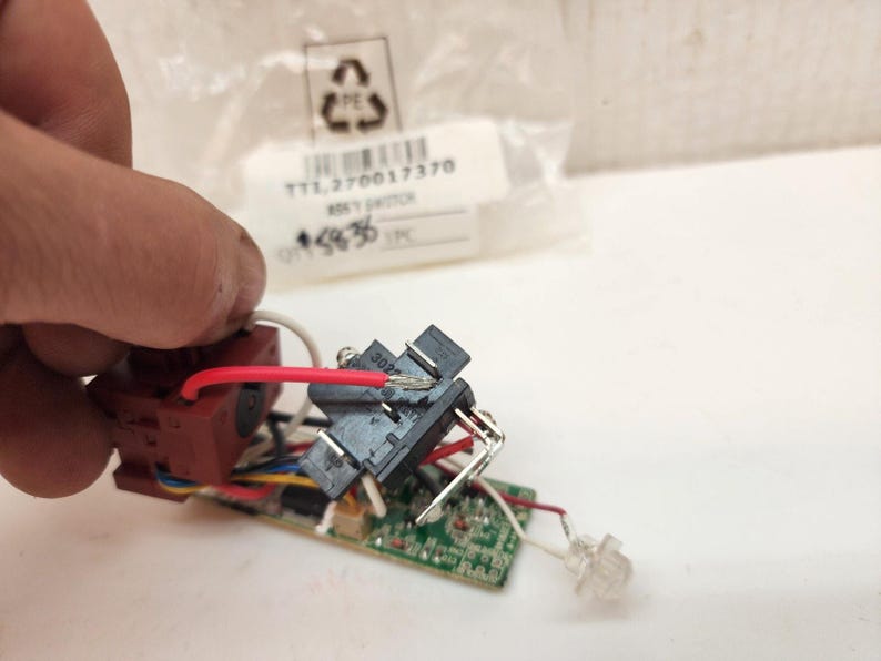 270017370 Trigger Switch Replacement for Ridgid Ryobi AEG power tools image 6