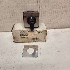Interruptor de avance/retroceso de repuesto Ridgid 20138 para máquina de limpieza de desagües K-60SP imagen 1
