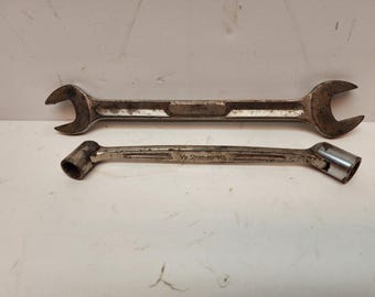 Lot Snap on VS2628 13/16”- 7/8” Double Open Ended, Double Socket Flex 9/16"x1/2"