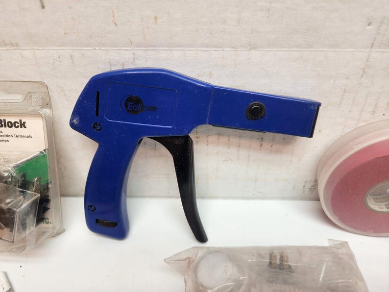 Lot Eclipse Cable Tie Gun, Greenlee Cable Stripping Tool, Ungar Soldering iron image 8