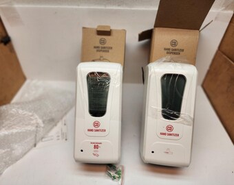 Lot 2 Auto Soap Gel Alcohol Dispenser Touchless Sanitizer Automatic Hands Refill