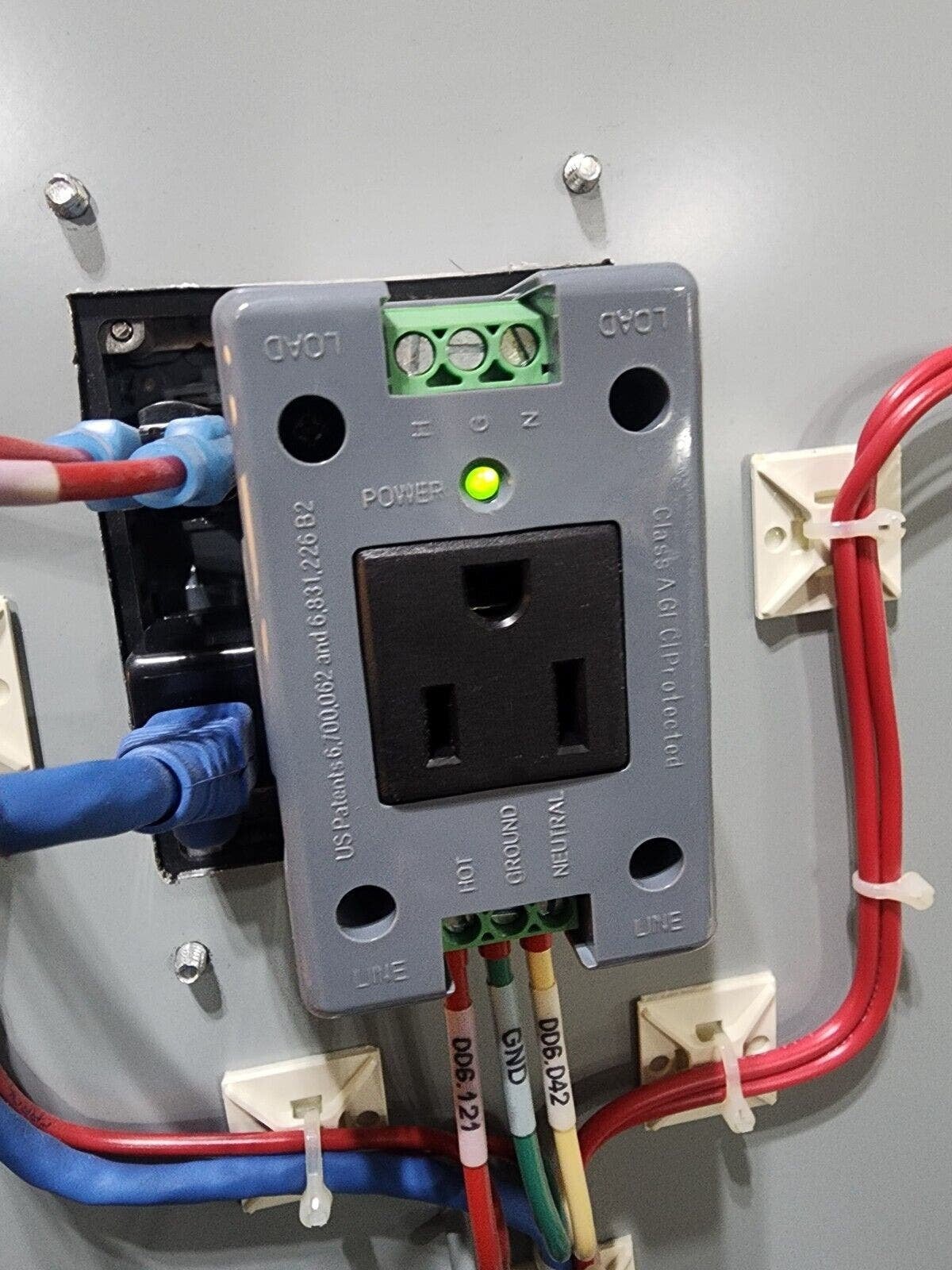 GRACE P-R2-K3RF5 Port Interface Module 120v, 5 Amp Panel Mount Housing ...