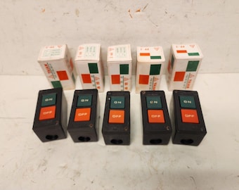 Lot 10 Taian Electric Type PP-2 On & Off Controller Button Switch Free Shipping