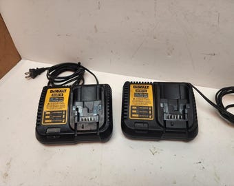 Lot 2 Dewalt Rapid DCB115 Genuine 12-20V MAX FAST Battery Chargers Free Shipping