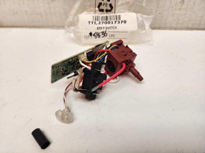 270017370 Trigger Switch Replacement for Ridgid Ryobi AEG power tools image 2