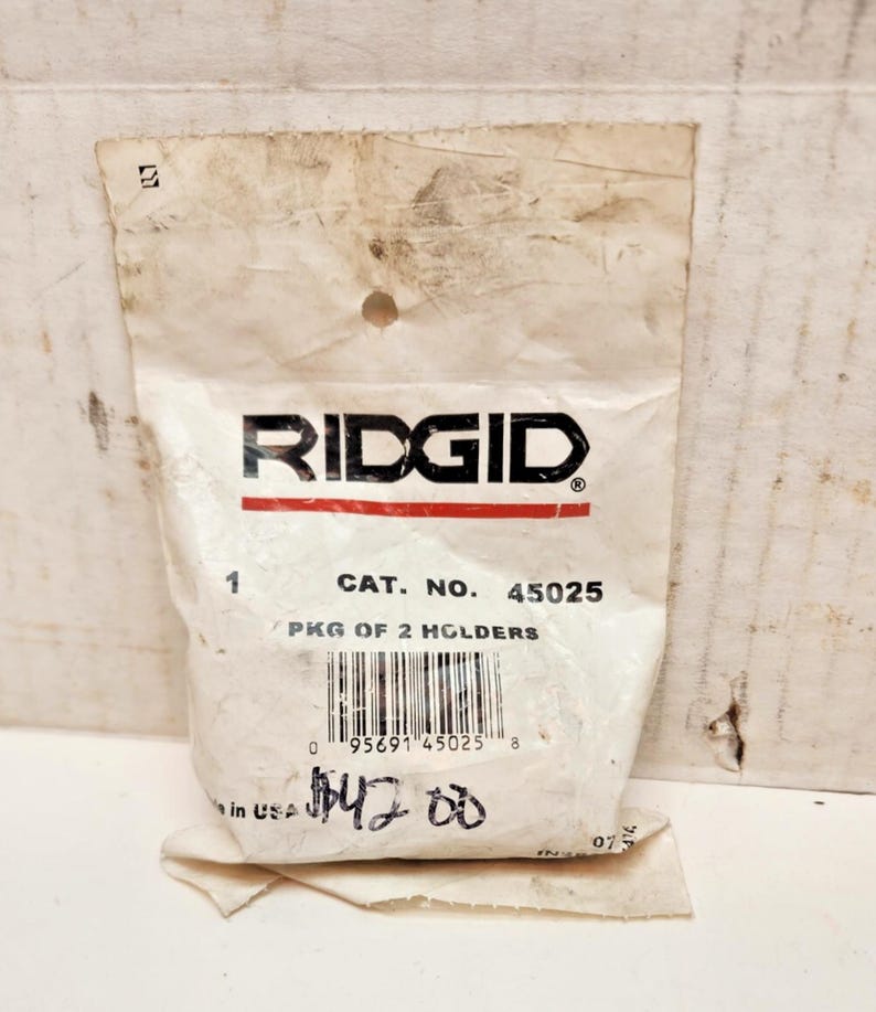 Ridgid 45025 Set of Motor Brush Holders for 300, 535 pipe Threaders Machine image 1
