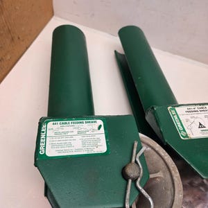Greenlee 441-4" Feeding Sheave for cable puller Tuggers 640, 6801, 6001 image 5