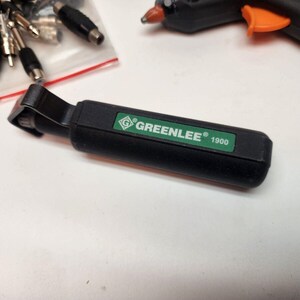 Lot Eclipse Cable Tie Gun, Greenlee Cable Stripping Tool, Ungar Soldering iron image 2