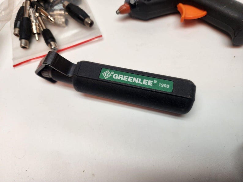 Lot Eclipse Cable Tie Gun, Greenlee Cable Stripping Tool, Ungar Soldering iron image 2