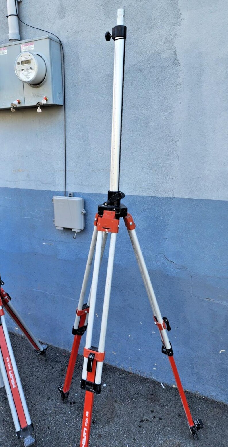Hilti PUA 32 crank tripod contractors builders tripods, surveying equipment. image 7